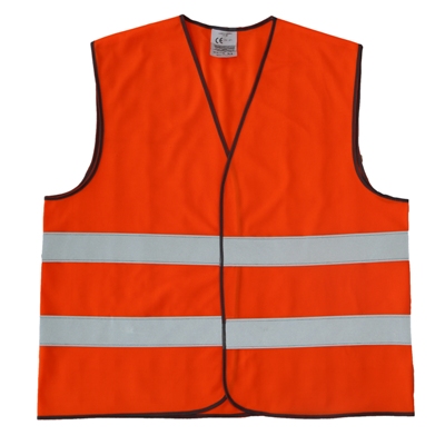 Red Water and Oil Repellent Safety Jacket EN 20471